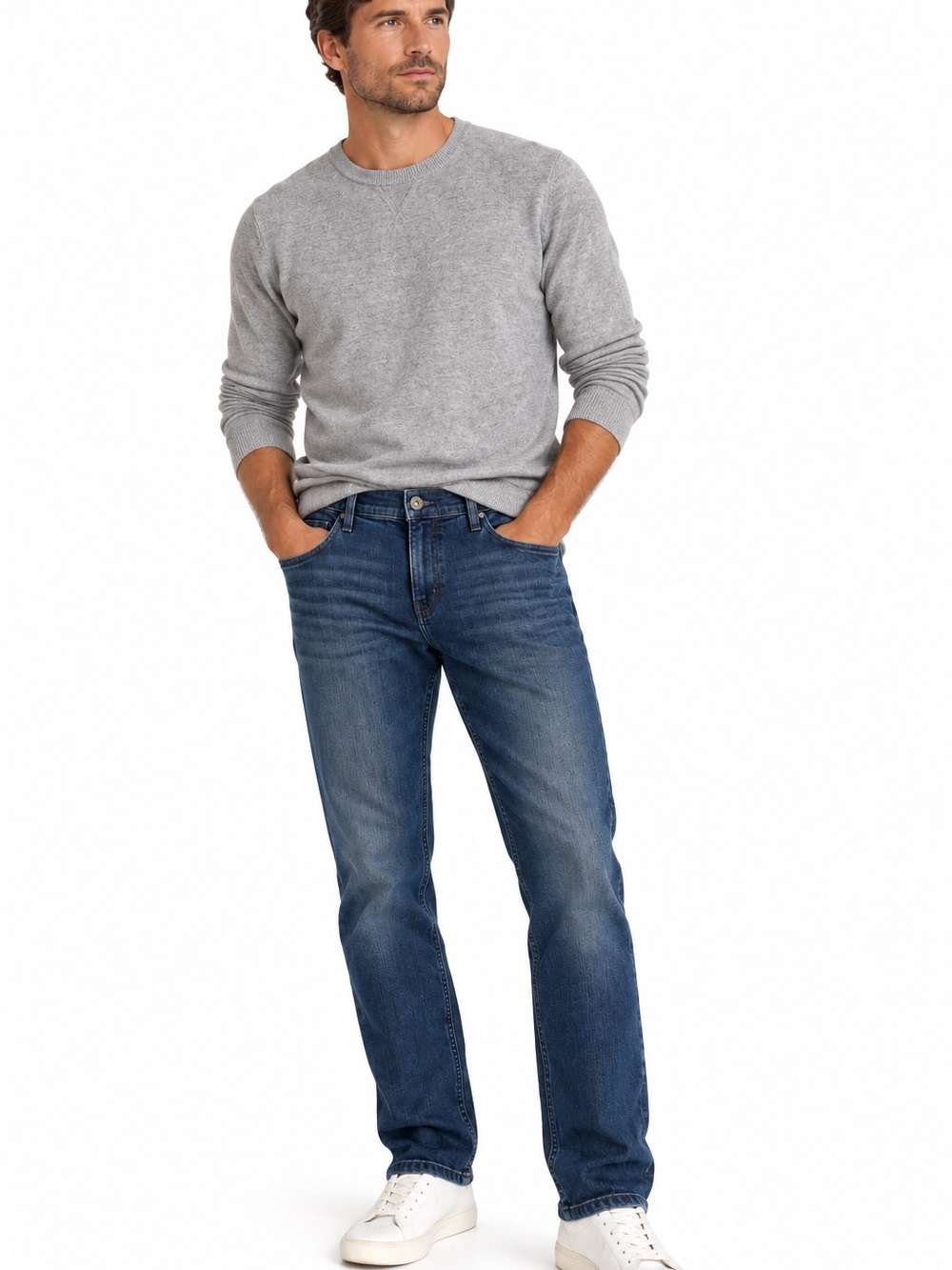 Men’s PAIGE Federal Jeans – Size 38 – Dark Wash Straight Slim Denim